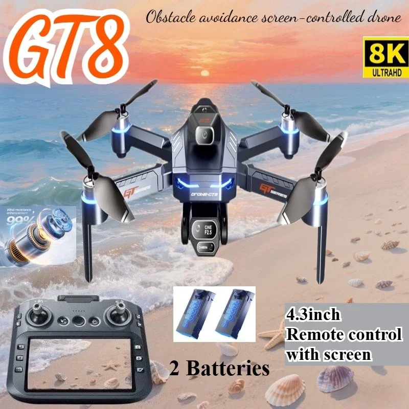 Drone Photogrammetry - Drone 4K HD GT8 Fotocamera Evitamento