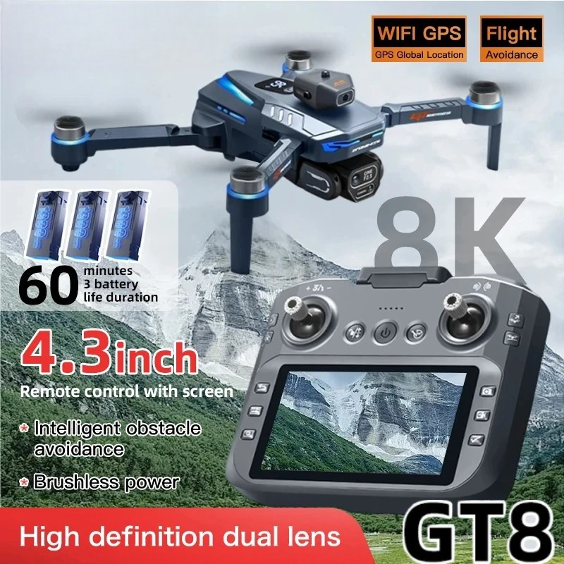Drone Photogrammetry - Drone Originale GT8 8K Professionale con
