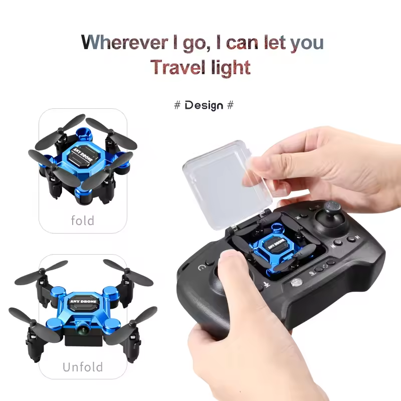 Nuovo drone pieghevole K04 Min - Drone Video Production recensione e prezzo