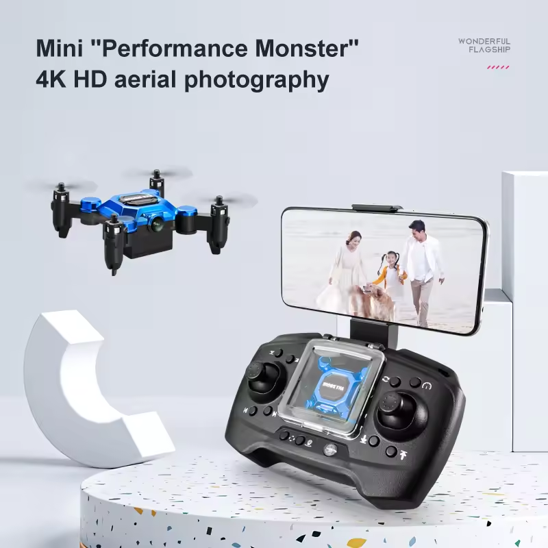 Nuovo drone pieghevole K04 Min - Drone Video Production recensione e prezzo
