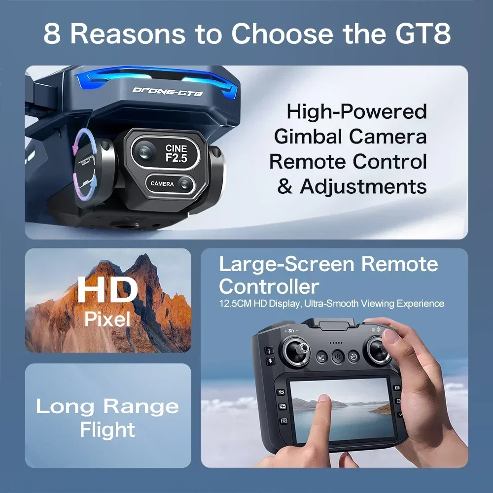 Drone 4K HD GT8 Fotocamera Evi - Drone Photogrammetry recensione e prezzo