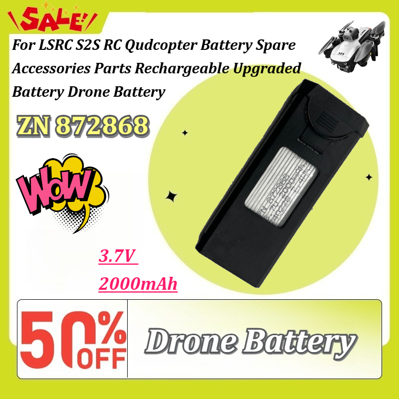 Nuova Batteria ZN872868 3.7V 2 - Eachine Drone E58 recensione e prezzo